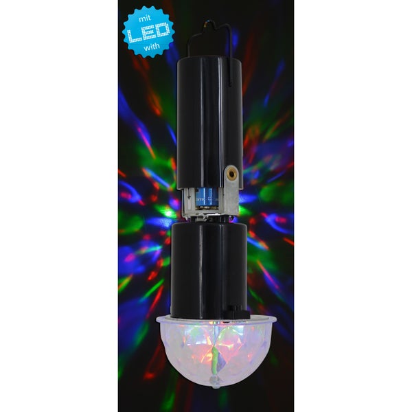 LED-Discokugel mit schwarzem Gehäuse für Lichteffekte