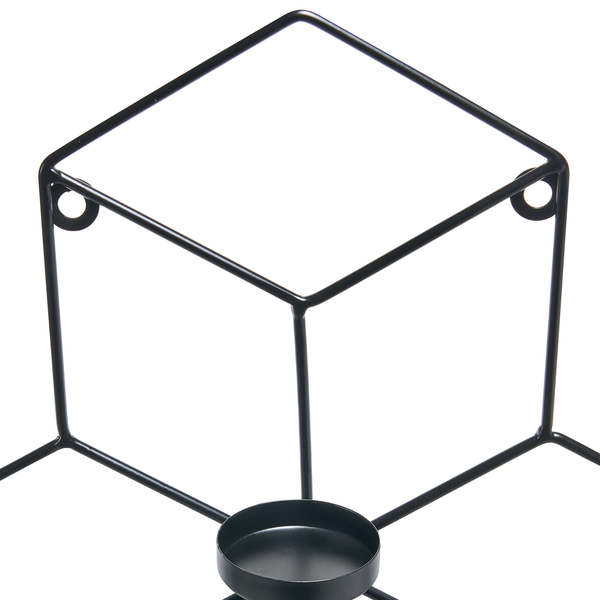 Kerzenhalter aus Metall mit geometrischem Design