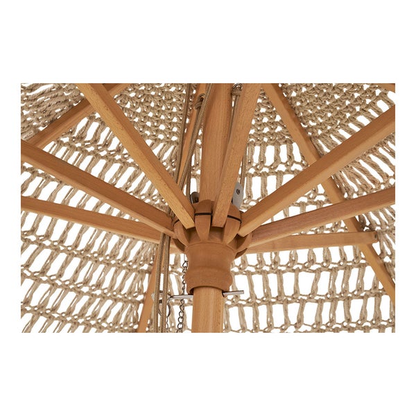 Martos Parasole Häkel Ø250cm beige. 250 X 250 X 255 cm