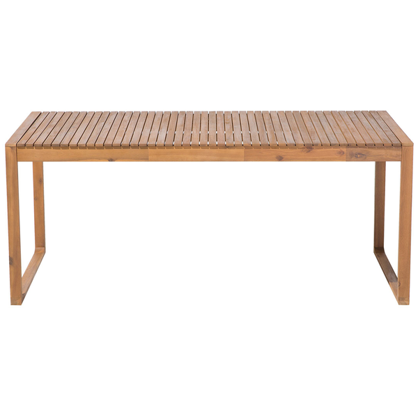 Gartenmöbel Set 8-Sitzer SASSARI inkl. Kissen Akazienholz Blau