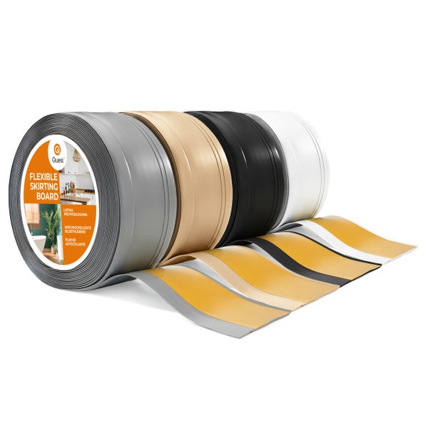 Flexible Sockelleiste in verschiedenen Farben auf Rolle