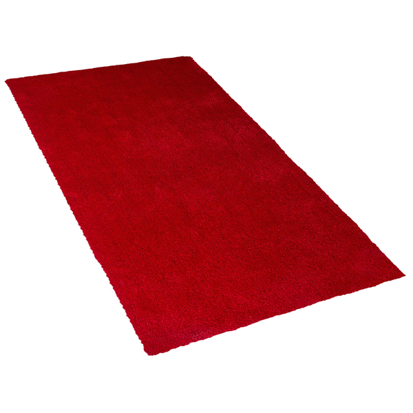 Zottelteppich DEMRE Rot 80 x 150 cm