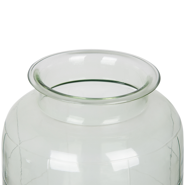 Blumenvase VINDALOO Glas 35 cm Hellgrün