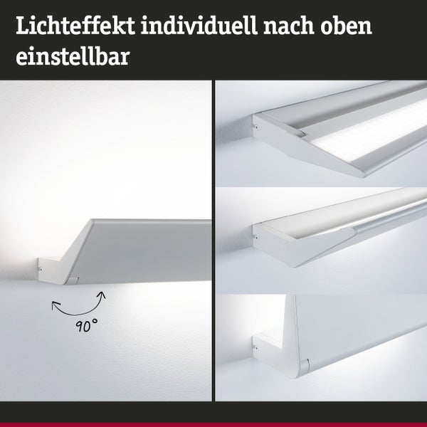 Moderne Wandleuchten mit indirektem Lichteffekt für stimmungsvolle Beleuchtung im Eingangsbereich und Wohnzimmer mit stilvoller Einrichtung.