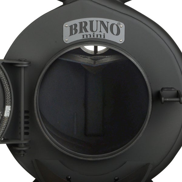 Bruno Mini Holzofen mit offener Tür