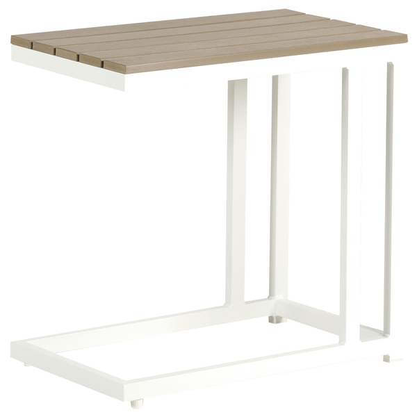Garten Ecksofa mit Tisch 5-Sitzer MESSINA linksseitig Metall Grün