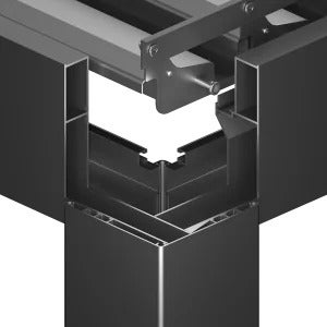 Elektrische Lamellen-Pergola 600x400 cm – Freistehend, Aluminium, motorisiert
