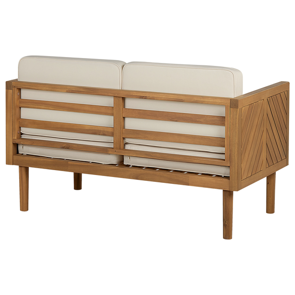 Gartensofa 2-Sitzer BARATTI Akazienholz Braun