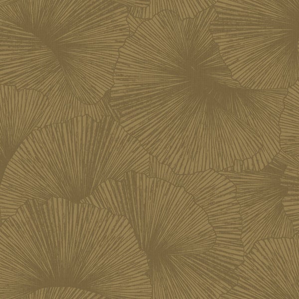 Origin Wallcoverings Tapete 3D Muster Blätter Gold - 50 x 900 cm - 348010