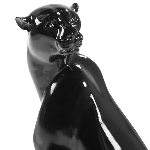 Dekofigur Jaguar BROYE Schwarz