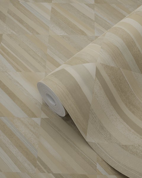 Origin Wallcoverings Tapete 3D Holzoptik Beige - 50 x 900 cm - 347866