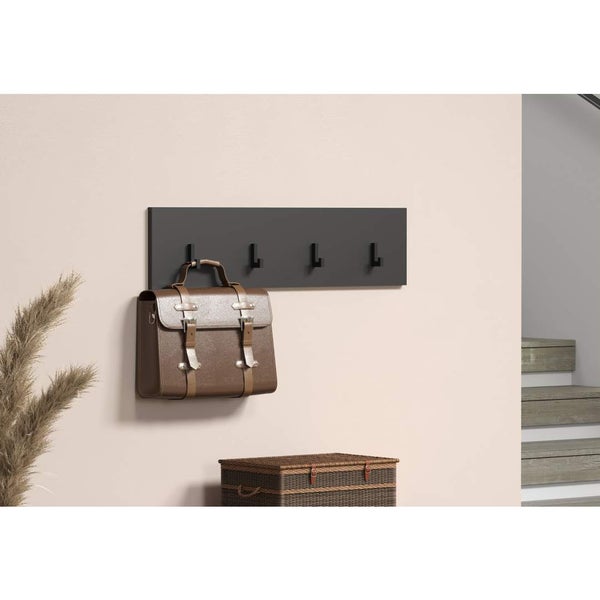 Esteban Wandgarderobe grau. 80 X 2 X 20 cm