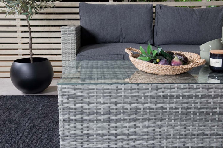 Amazon Lounge-Set 2 Teile grau. 60 X 110 X 46 cm