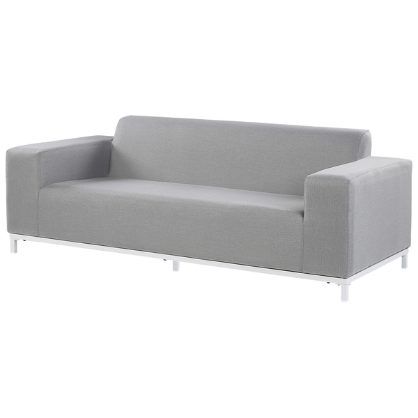 Lounge Set mit Tisch 5-Sitzer ROVIGO Hellgrau