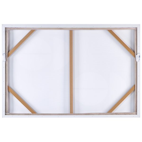 Canvas RACALE Abstraktes Muster 63 x 93 cm Beige