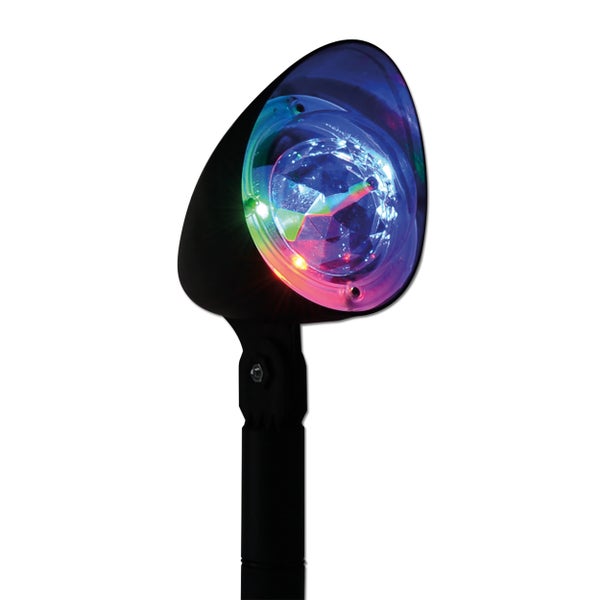 LED Außenstrahler Spotlight , für Außen, Erdspieß aus  Kunststoff, bunt, mit integrierter LED
