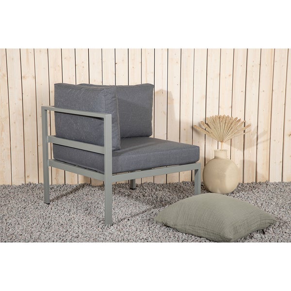 Copacabana Gartensofa Eckteil khaki. 74 X 74 X 65 cm