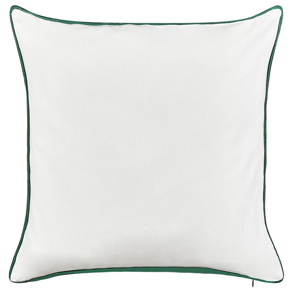 Dekokissen 2er Set JOYCANDY Baumwolle 45 x 45 cm Weiß Weihnachtsmotiv