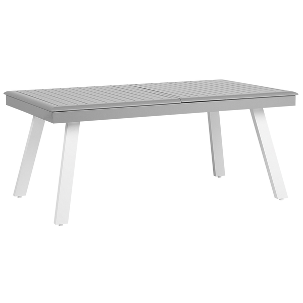 Gartenmöbel Set 6-Sitzer PERETA Metall Grau