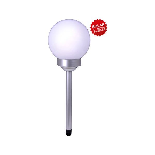 Solarleuchte mit LED in Kugelform für den Garten