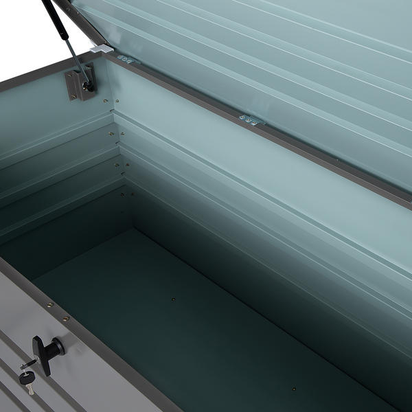 Aufbewahrungsbox CEBROSA Metall 165 cm 70 cm Grau