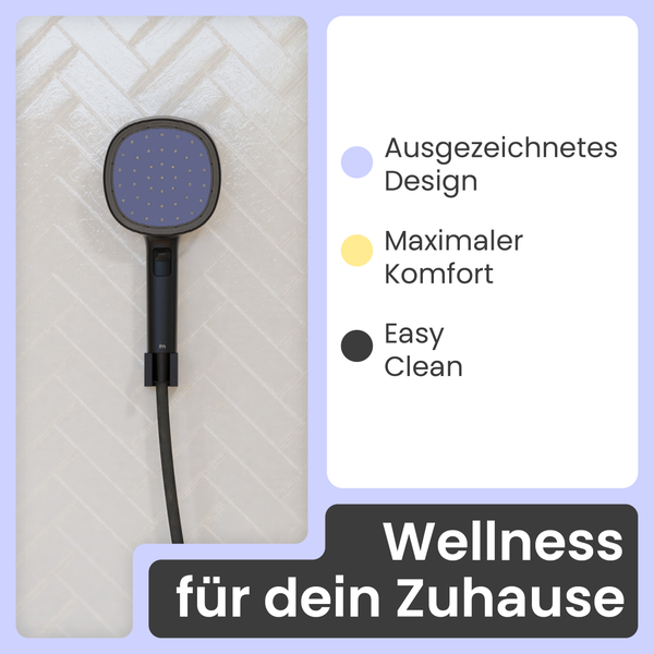 Duschkopf mit moderner Optik und Easy Clean Funktion für Komfort im Badezimmer