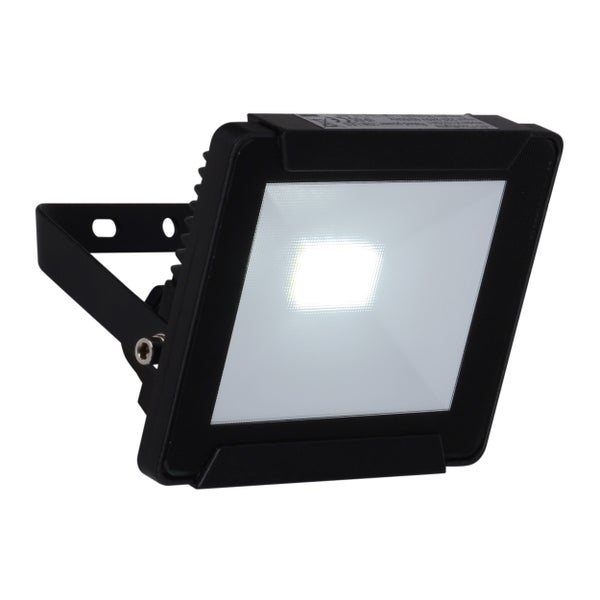 LED-Außenleuchte RADIA 10W , aus Metall und Glas in Schwarz, mit integrierter LED