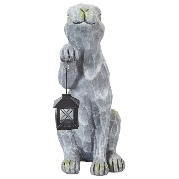 Dekofigur Hasenform grau 37 cm ARGILLY