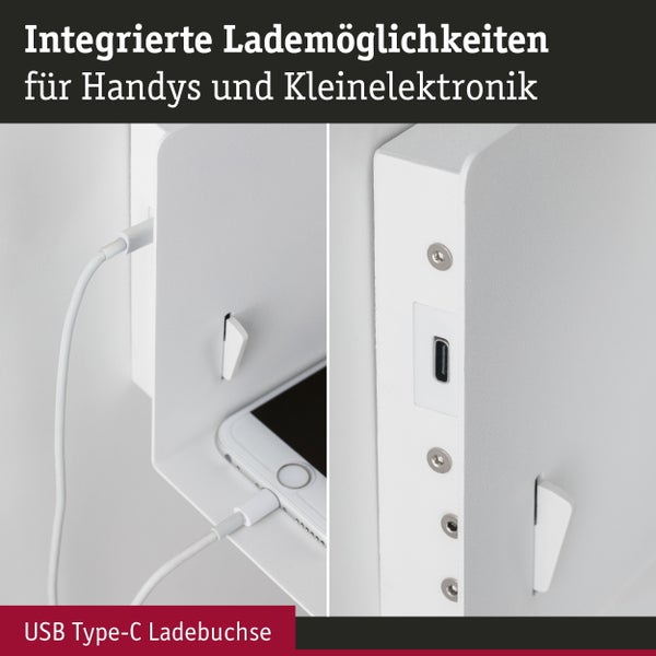 Technische Zeichnung einer schwenkbaren Wandleuchte mit 550 Millimeter Breite, 115 Millimeter Tiefe, 33 Millimeter Höhe und 85 Millimeter Ausladung.