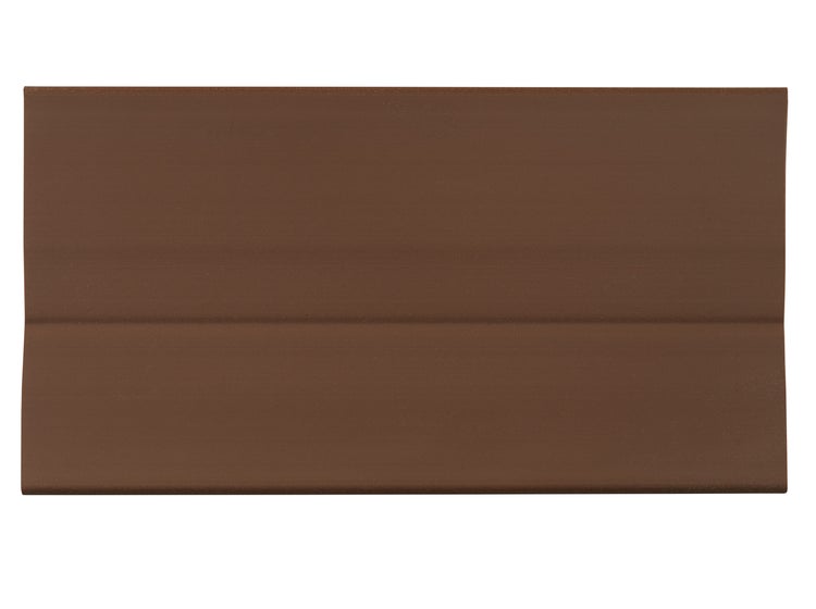 Braune Sockelleiste aus Kunststoff für den Innenbereich