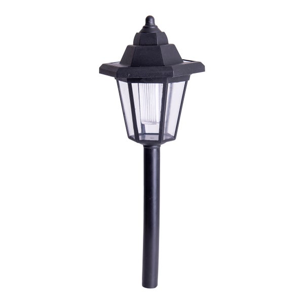 3er Set LED Solar-Erdspieß/Wandleuchte 2-in-1