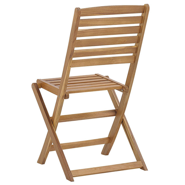 Gartenstuhl 6er Set TOLVE Akazienholz Braun