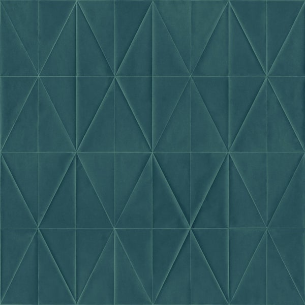 Origin Wallcoverings Tapete Origami-Muster Dunkelblau - 53 cm x 10.05 m - 347860