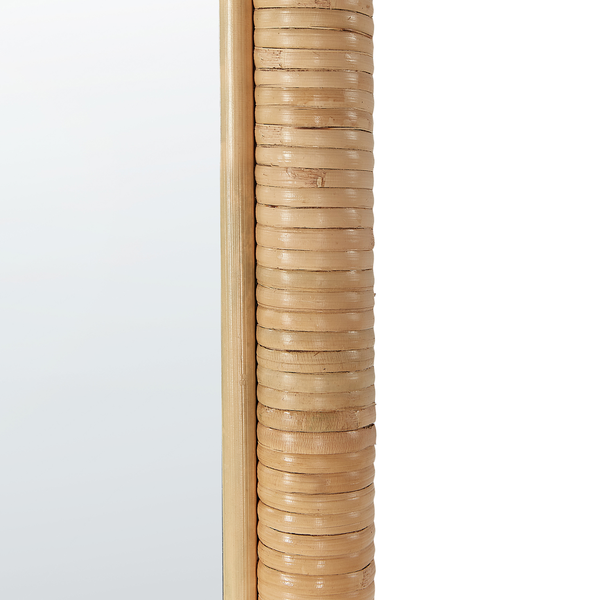 Standspiegel BARGES 150 cm Rattan Naturfarben