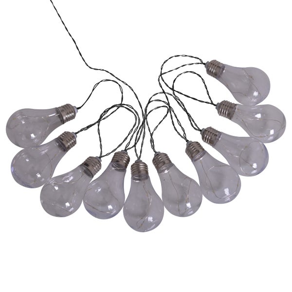 Lichterkette mit zehn Glühbirnen