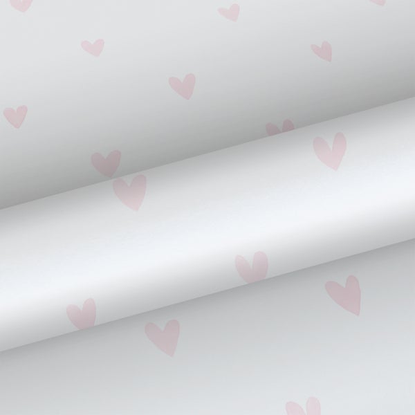 Walls4You Tapete Konfetti Herzen Hellrosa - 53 cm x 10.05 m - 935300