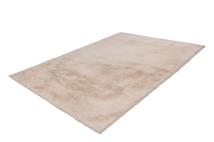 Hochflor Teppich Divinia Creme 35 mm Uni 120 x 170 cm
