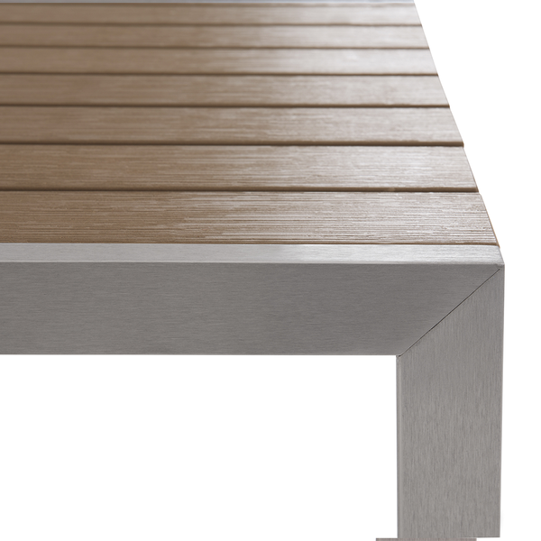 Gartenmöbel Set mit Bänken 6-Sitzer NARDO Braun