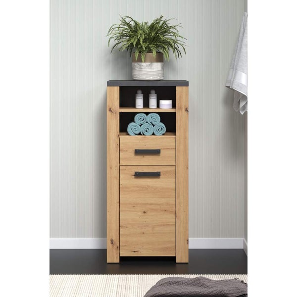 Follow Badschrank Eiche dekor. 53 X 35 X 118 cm