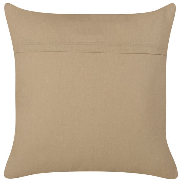 Dekokissen 2er Set COLLOMIA Bouclé 45 x 45 cm Beige Geometrisches Muster