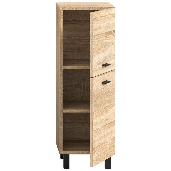 Boston Badschrank 2 Türen Eiche Dekor. 30 X 29 X 80 cm