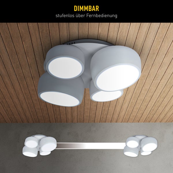 Deckenleuchte mit vier Leuchten