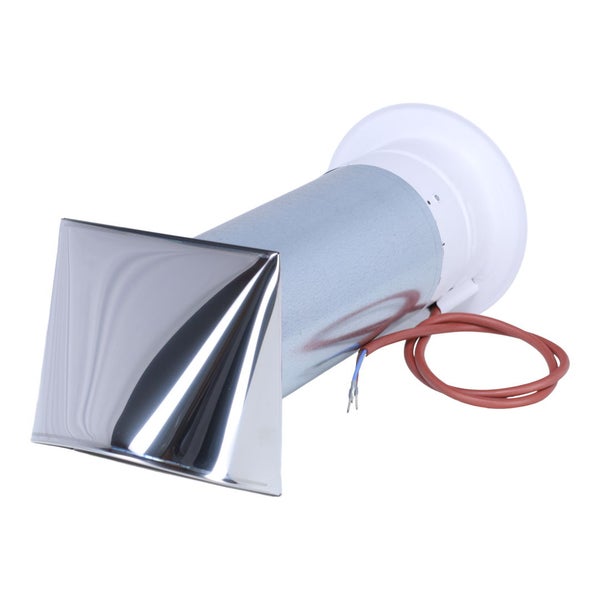 Wandventilator mit rechteckiger Abdeckung und Metallgehäuse für die Belüftung