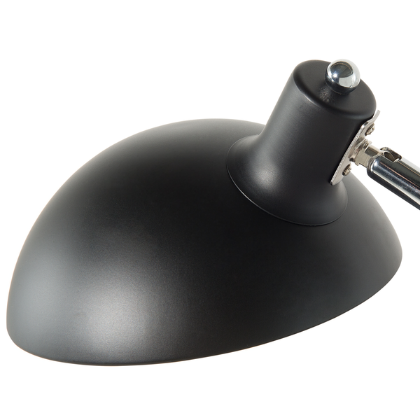 Schreibtischlampe MERAMEC verstellbar Metall Schwarz