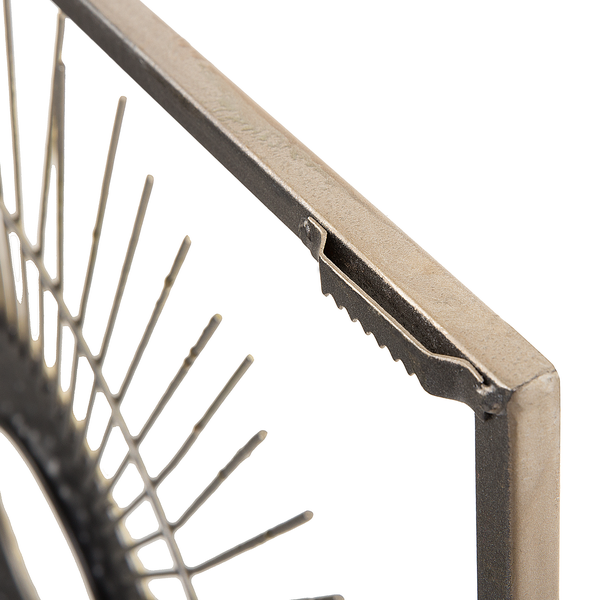 Detailansicht einer Gartenliege mit verstellbarer Rückenlehne