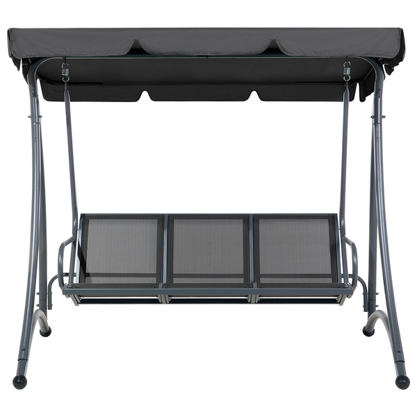 Hollywoodschaukel BOGART Metall Schwarz