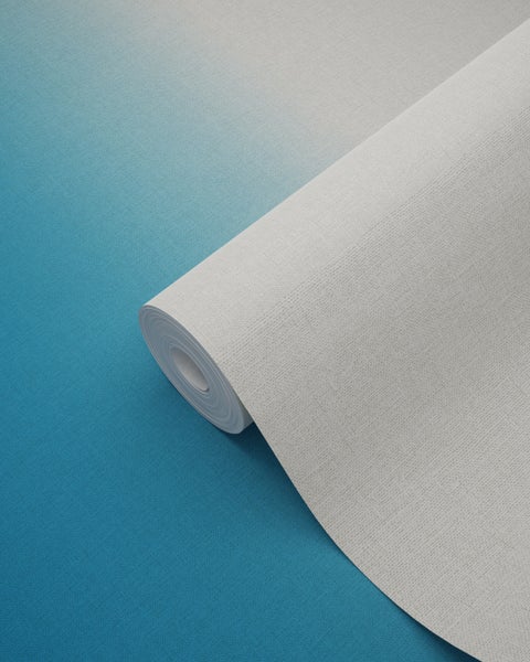 Origin Wallcoverings Tapete Dip Dye-Motiv Türkis - 53 cm x 10.05 m - 346936