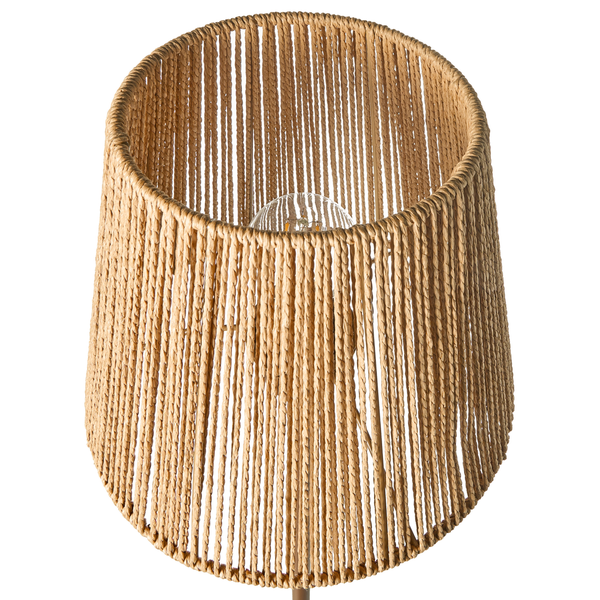 Dekorative Tischleuchte mit Seil Lampenschirm