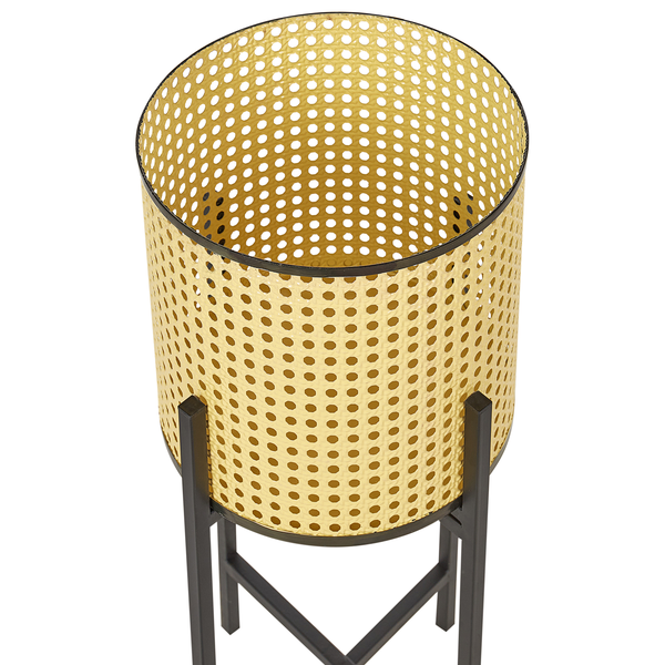 Blumentopf mit Beinen FALLOPIA Metall 25 cm Beige