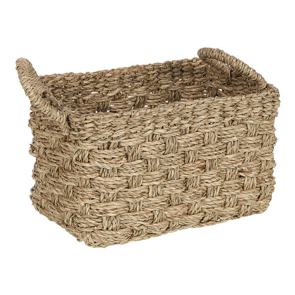 Geflochtener Korb mit Griffen